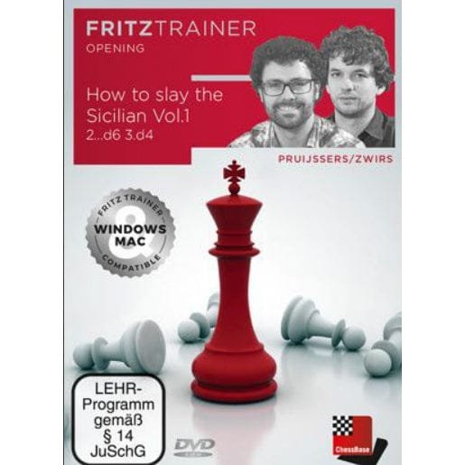 PREMIUM CHESS VIDEO | Chessbase How To Slay The Sicilian vol. 1 - 2...d6 by Roeland Pruijsses, Nico Zwirs - CHESS PREMIUM