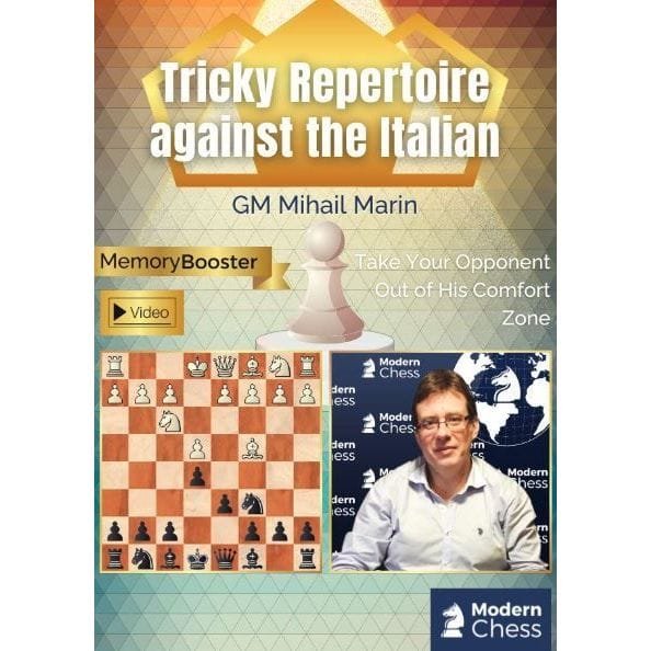 PREMIUM CHESS VIDEO | Tricky Repertoire against the Italian by GM Mihail Marin ( MP4 + PGN ) Modern Chess - CHESS PREMIUM