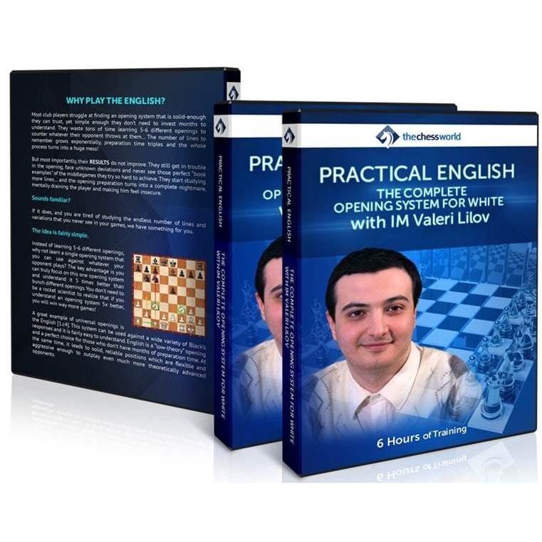 PREMIUM CHESS VIDEO | Practical English Complete System For White with IM Valeri Lilov (MP4) - CHESS PREMIUM