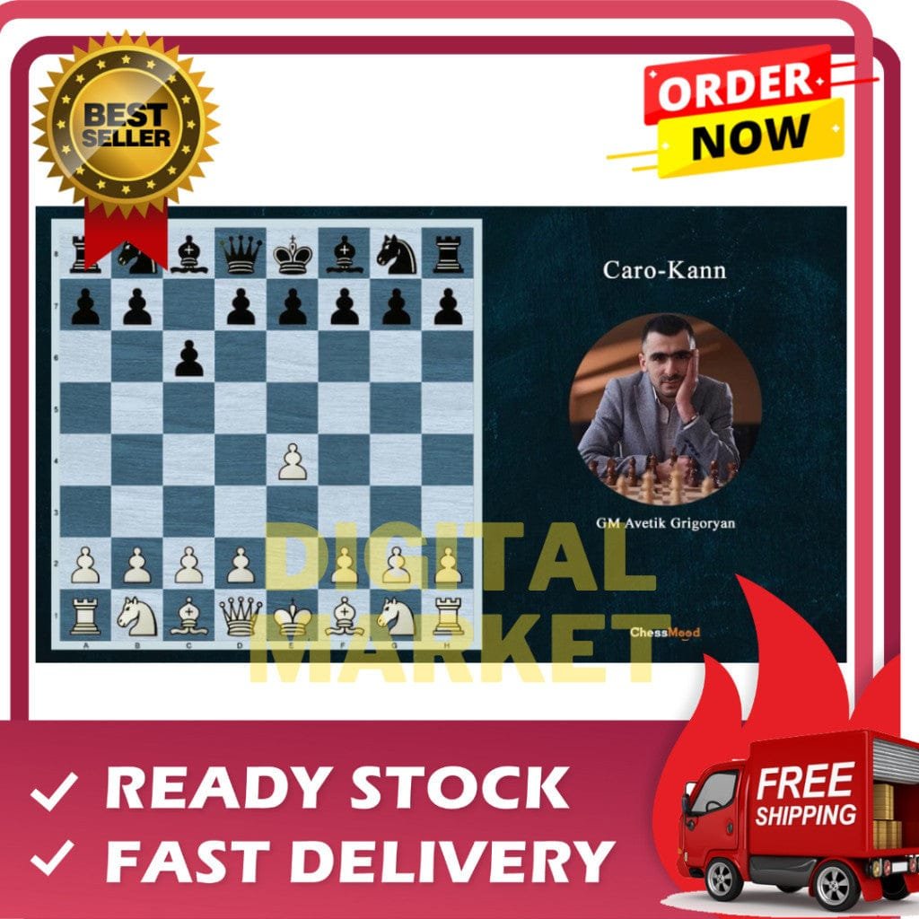 PREMIUM CHESS VIDEO BEST SELLER Attack Against Caro-Kann with the Exchange Variation | KUPAS TUNTAS PERTAHANAN CARO KANN - CHESS PREMIUM