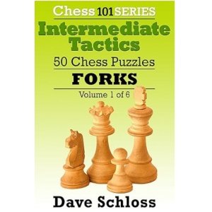 Intermediate Tactics 50 Chess Puzzles - Forks PDF + PGN