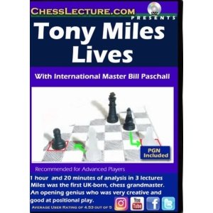 Tony Miles Lives - Chess Lecture - Volume 173 Chess DVD + PGN