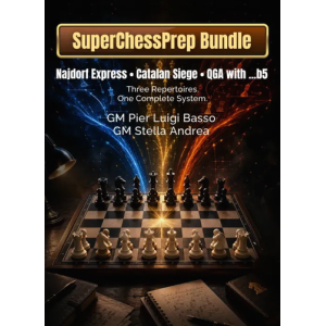 SuperChessPrep Bundle Najdorf + Catalan Siege + QGA with ...b5 + PGN June 3, 2026