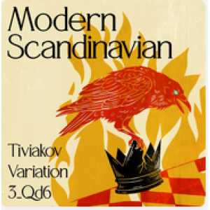 Modern Scandinavian Tiviakov Variation 3…Qd6 PGN Only Jun 11, 2026 Chessable