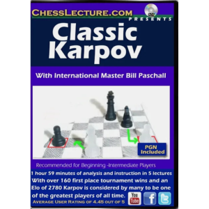 Classic Karpov - Chess Lecture - Volume 161 + PGN